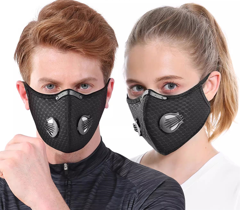 Dust Mask Construction - Masque de cyclisme Sport lavable réutilisable