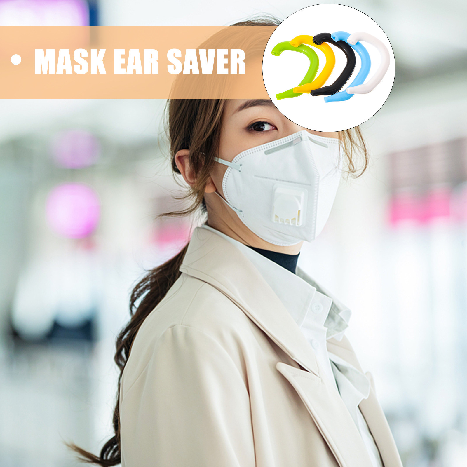 Lot de 5 protège-oreilles en s - Mask Ear Saver Strap avis et prix