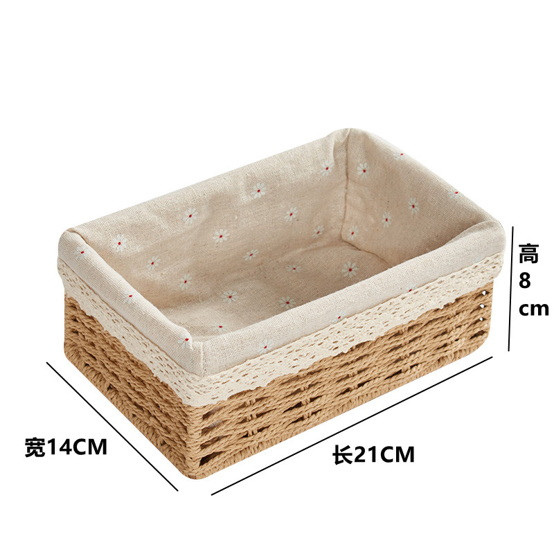 Panier de rangement en rotin t - Face Mask Storage Box avis et prix