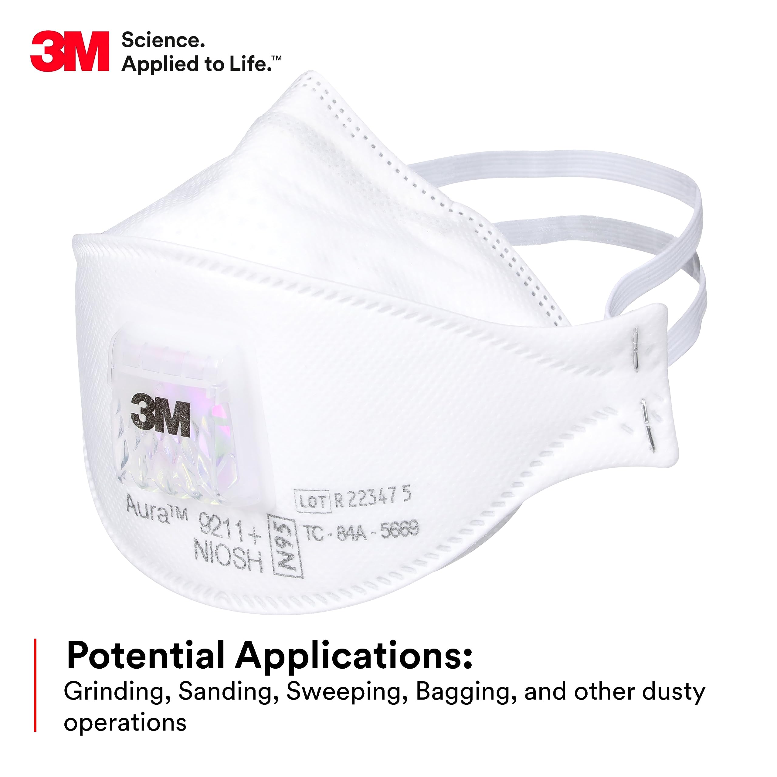3M Aura 9211 + respirateur à p - Kn95 Respirator Mask avis et prix